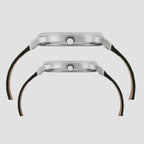 Timex Couple Round Beige watch