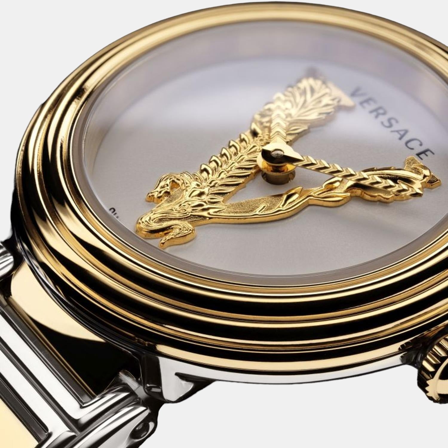 Versace Round Quartz Analog Women watch