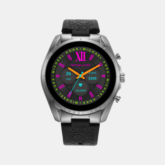 Female Black Digital Stainless Steel Watch MKT5154