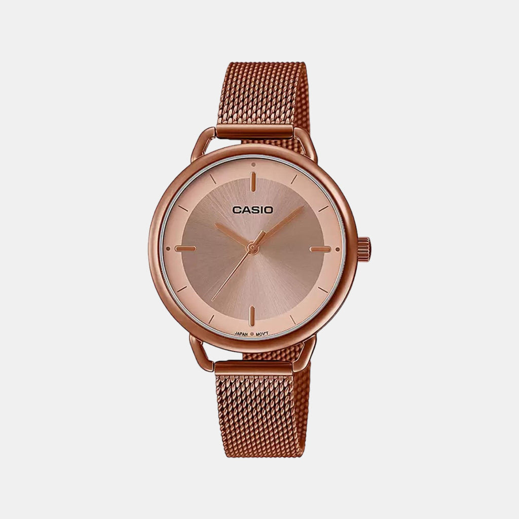 Casio Round Rose Gold Analog watch