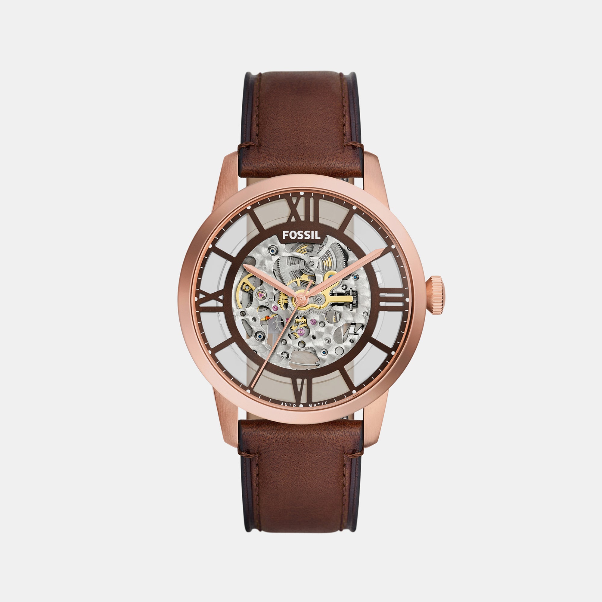 Fossil Round Brown Analog watch