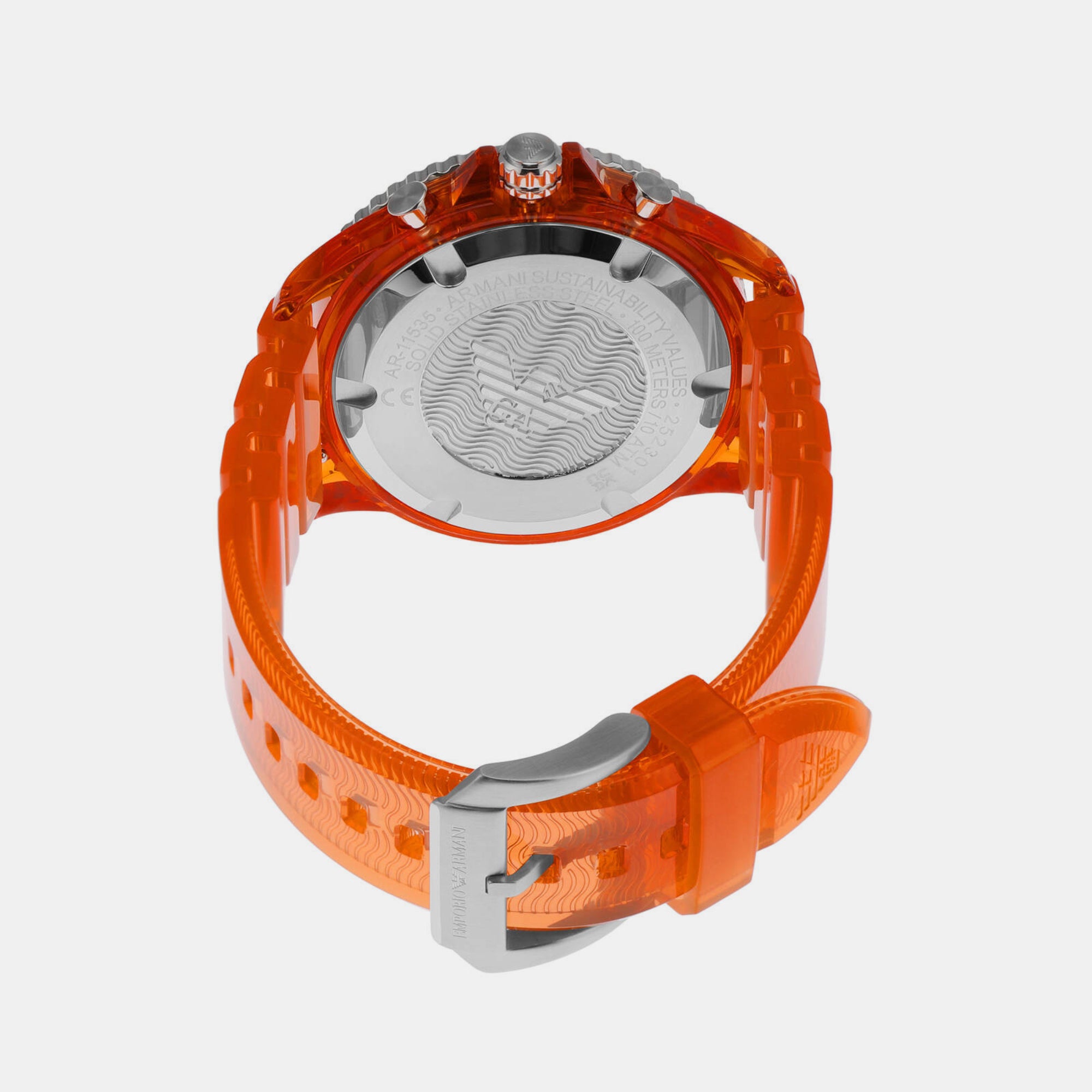 Armani watch cheap orange