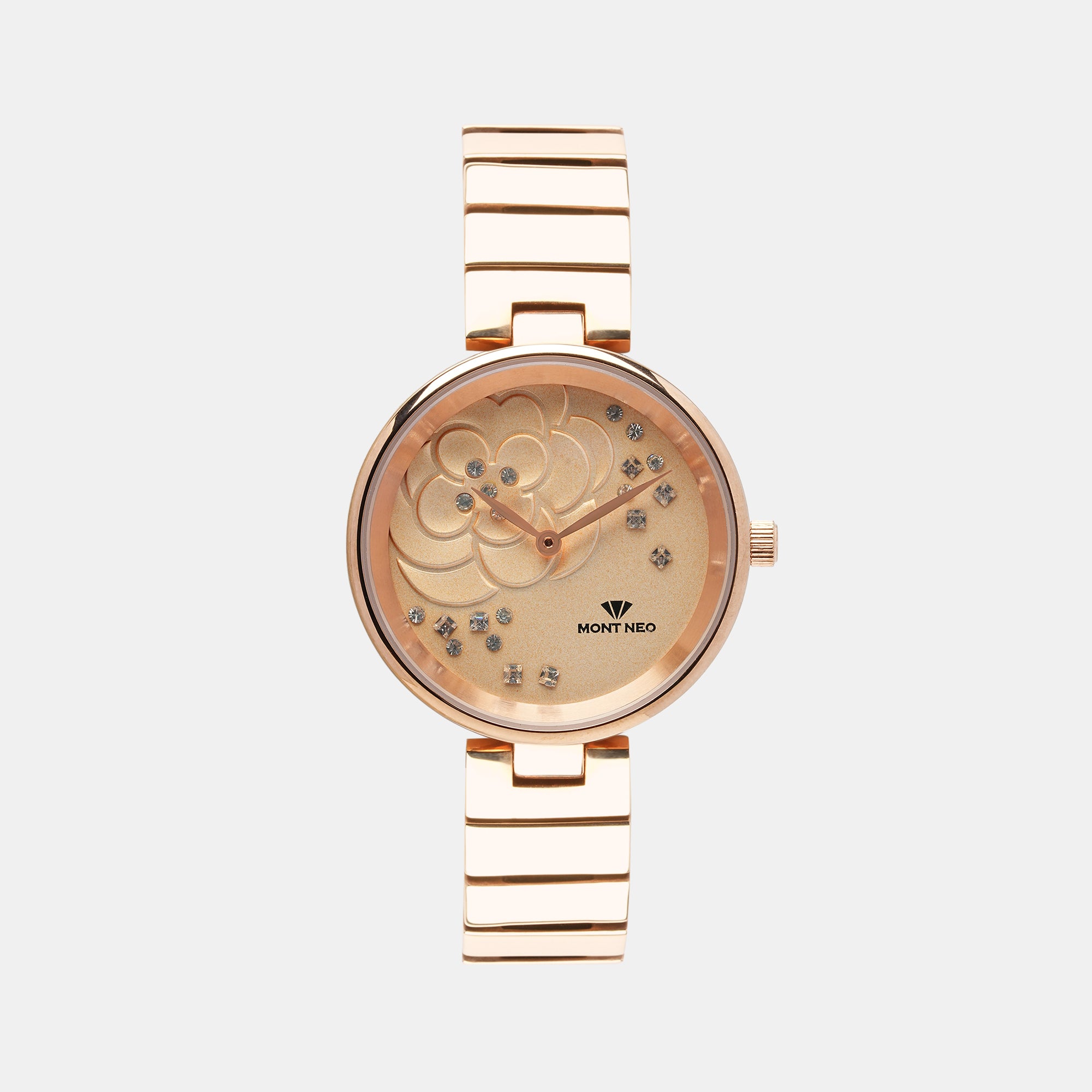 Mont Neo Round Rose Gold Analog watch