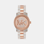 Michael Kors Round Rose Gold Analog watch