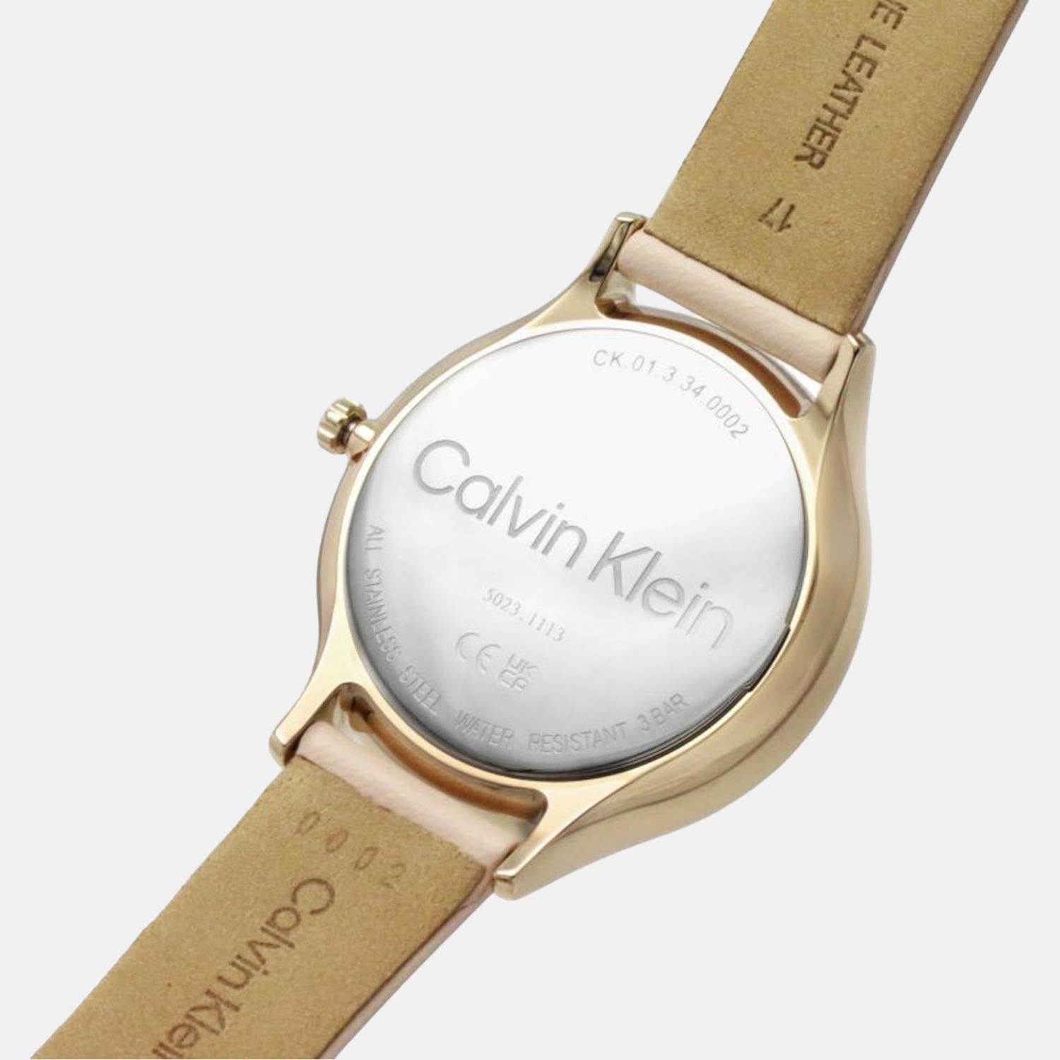 Calvin Klein Round Quartz Analog Women watch