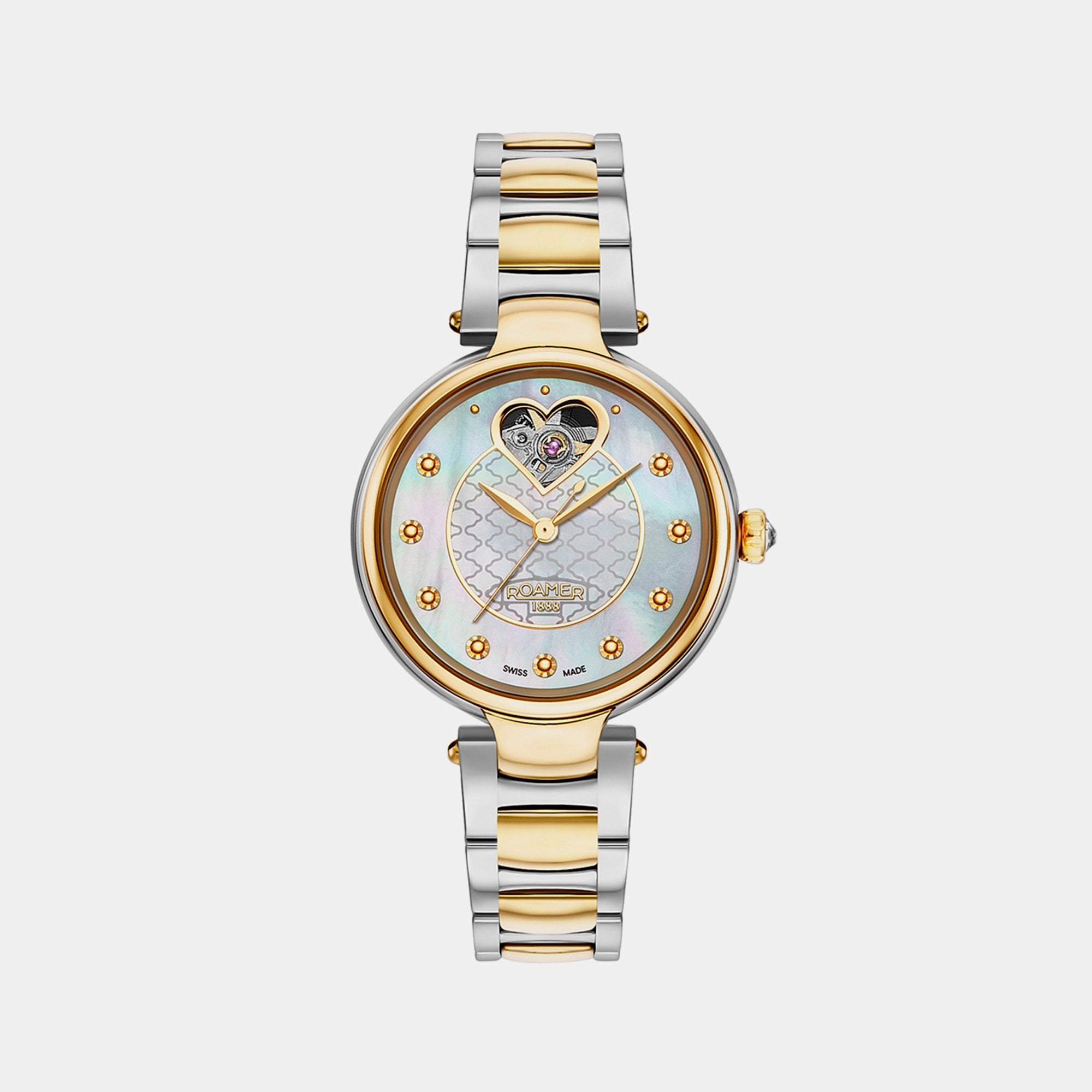 Timex Multifunction Analog Mother of Pearl White Dial Women Watch - TW