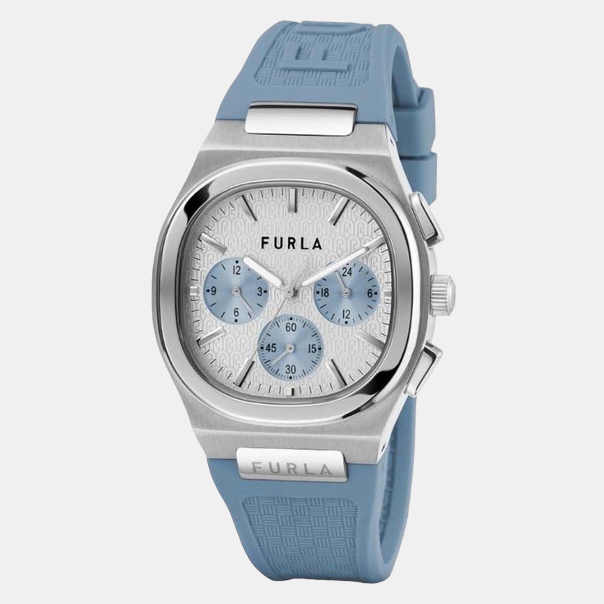 Women Quartz White Dial Chronograph Silicone Watch WW00036001L1