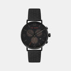 Ted Baker Round Black Chronograph watch