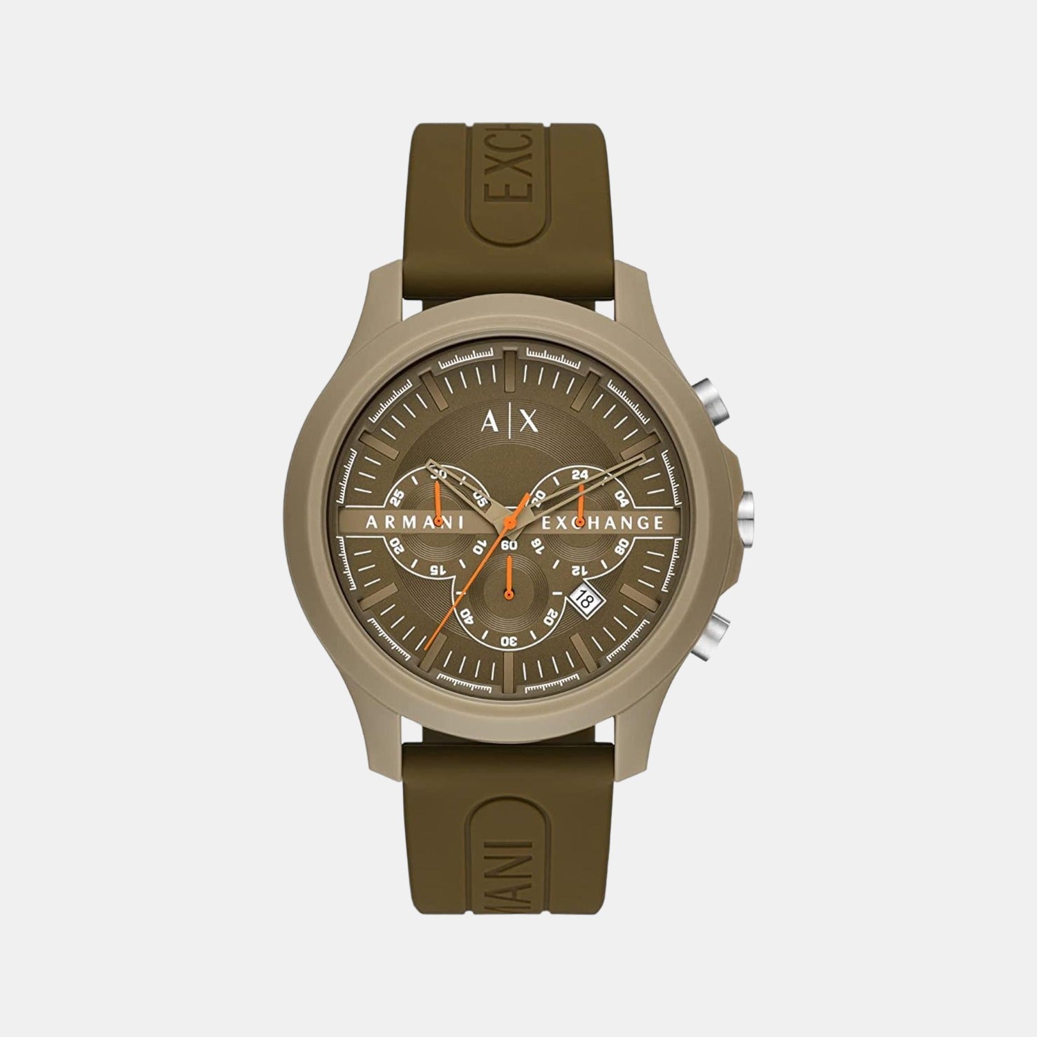 Armani Exchange Round Brown Chronograph watch