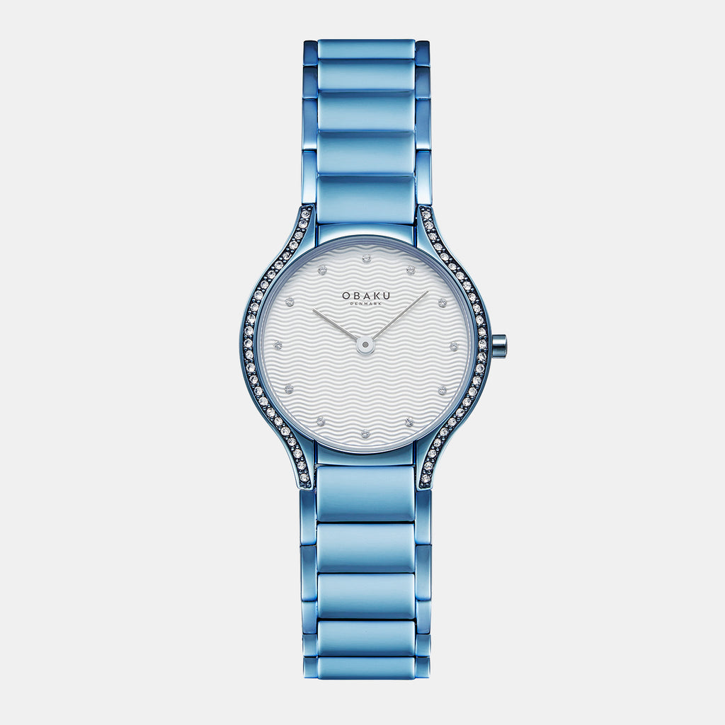Obaku Round Silver Analog watch