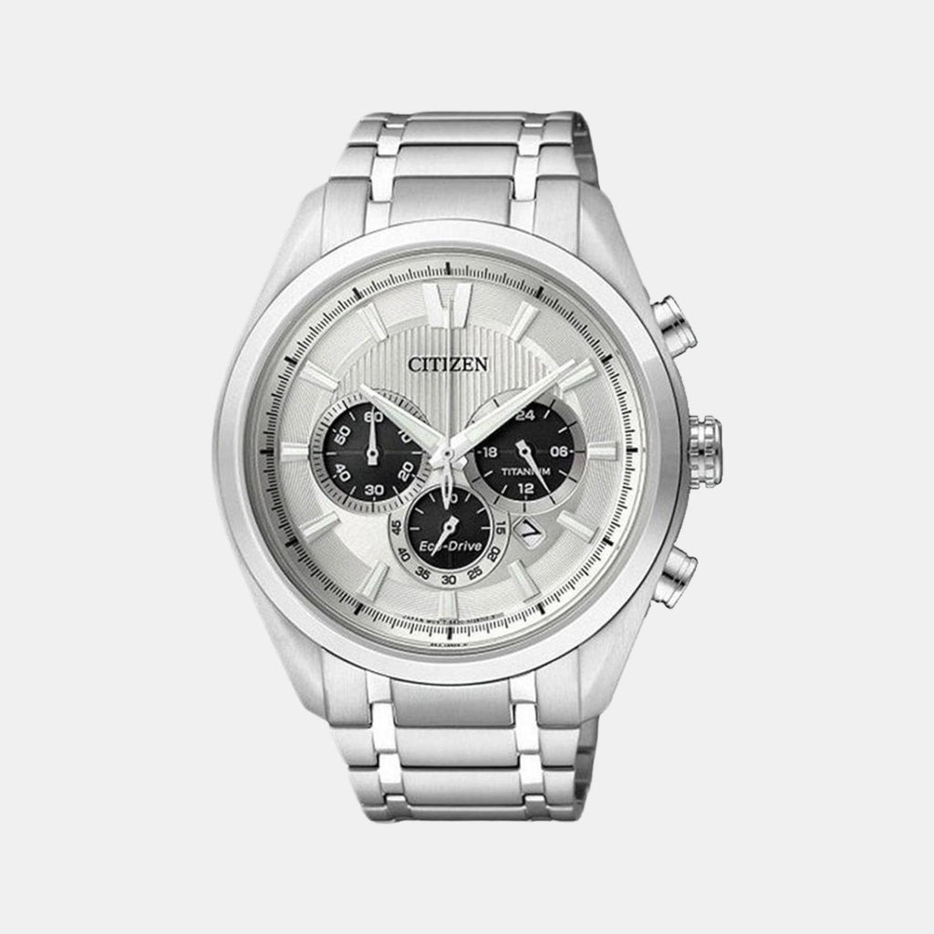 Citizen Round Silver Chronograph watch
