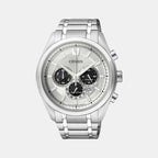 Citizen Round Silver Chronograph watch