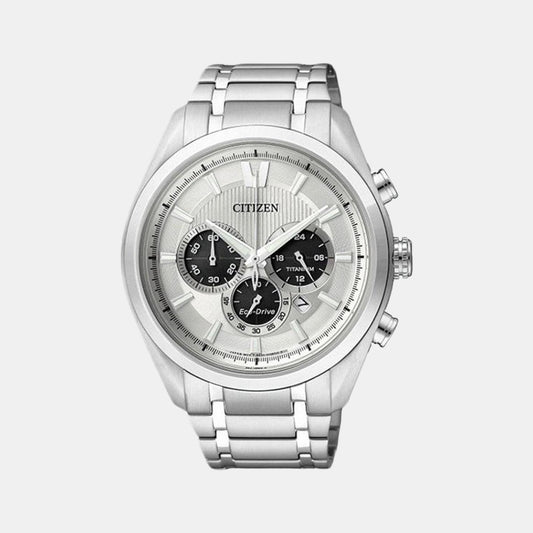 Male Silver Titanium Chronograph Watch CA4011-55A