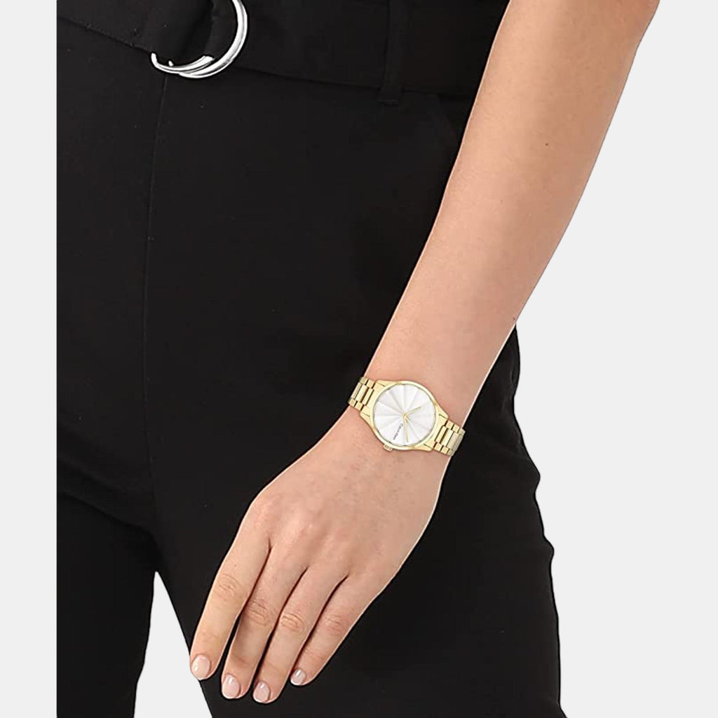 Ck Burst Unisex Quartz Silver Dial Analog Stainless Steel Watch 25200232