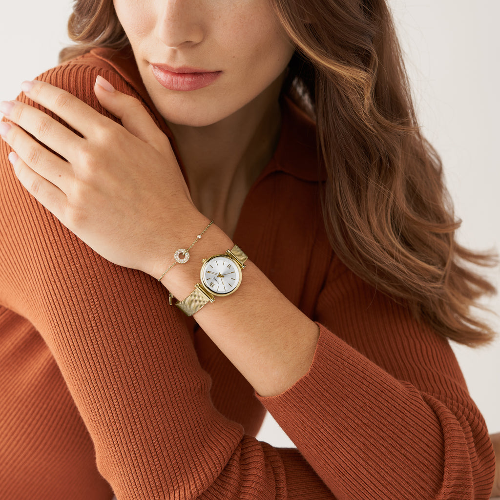 Fossil Round Quartz Analog Women watch