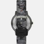 Men Quartz Black Dial Analog Stainless Steel Watch AX2752