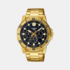 Casio Round Black Chronograph watch