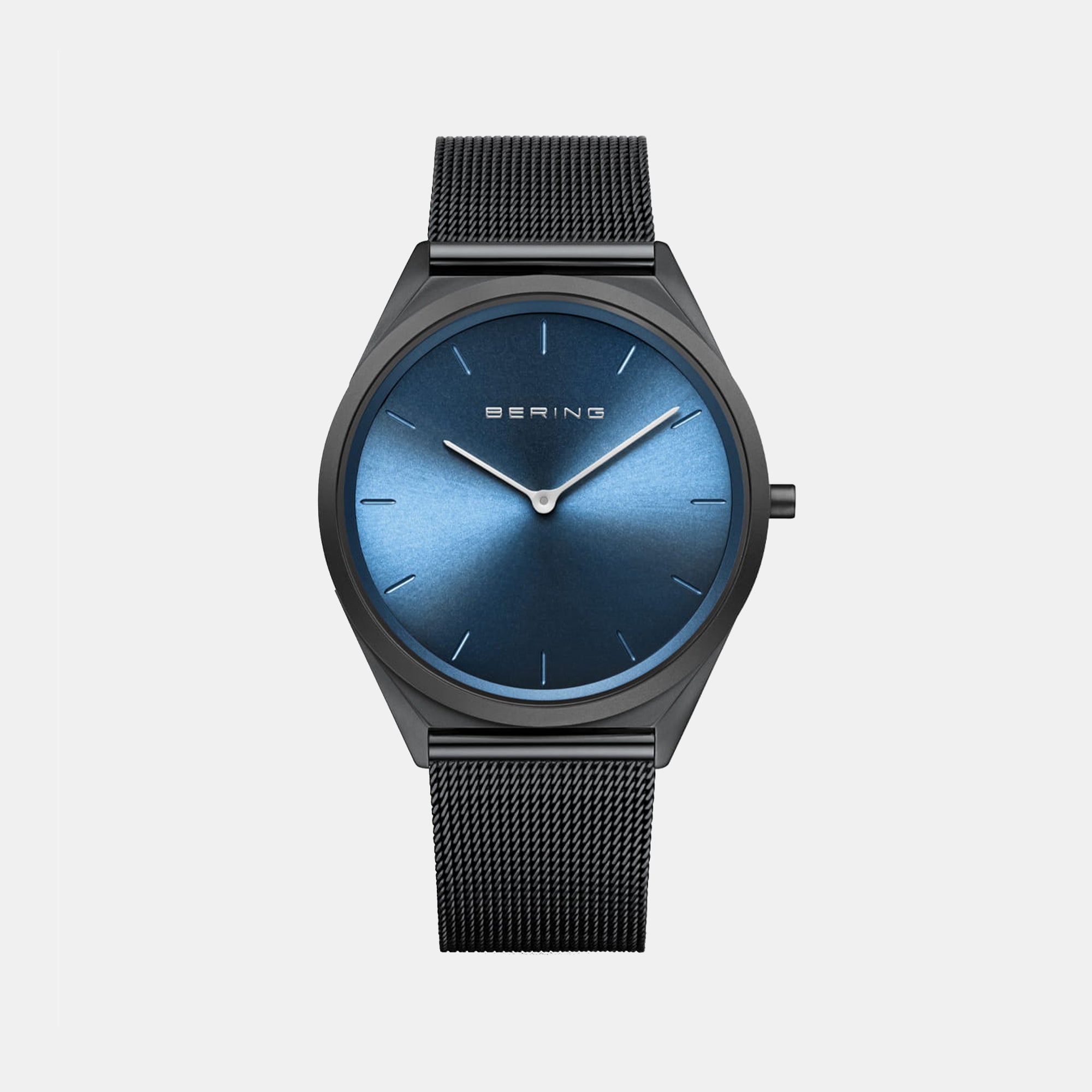 Bering Round Blue Analog watch