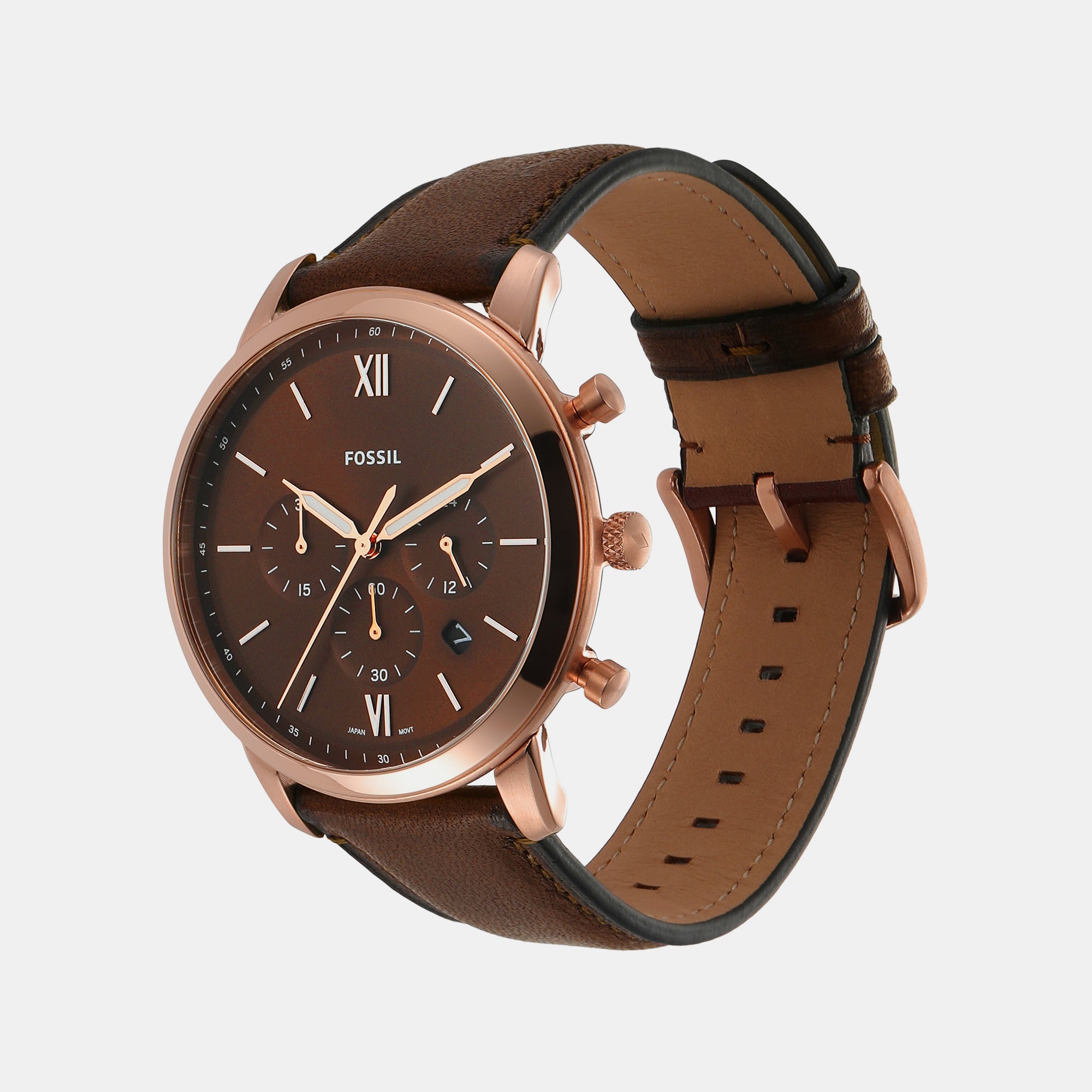 Fossil Men Round Brown watch