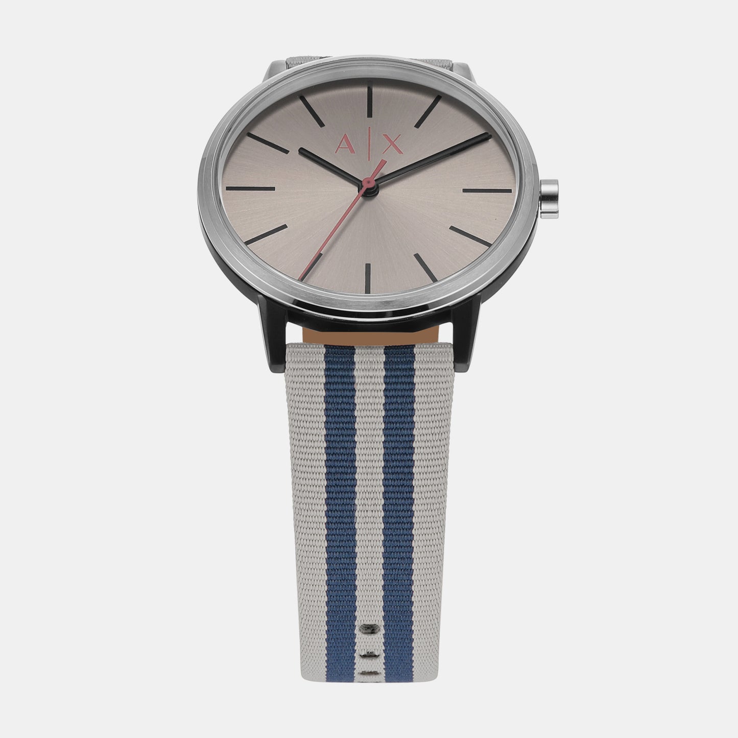 Men's Grey Analog Fabric Watch AX2757