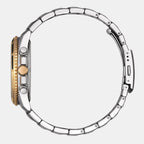 Men Quartz Champagne Dial Chronograph Stainless Steel Watch AN8204-59X