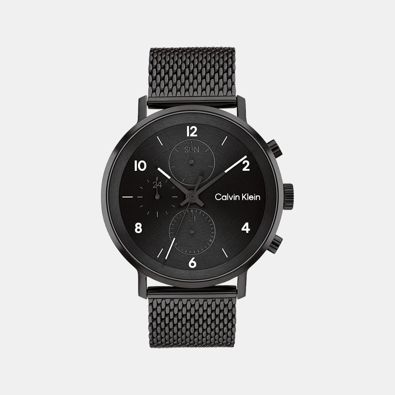 Calvin Klein Round Black Chronograph watch