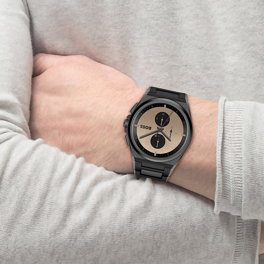 Boss Men Tonneau Brown watch