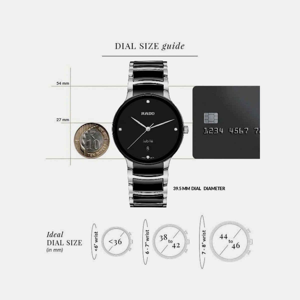 Rado Round Quartz Analog Unisex watch
