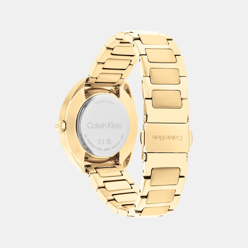 Calvin Klein Women Round White watch