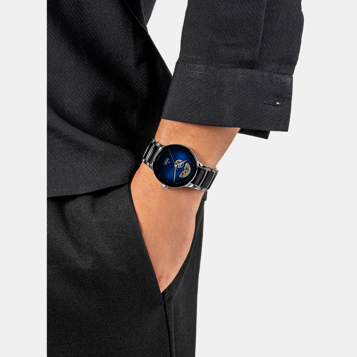 Men Blue Automatic Ceramic Watch R30012202