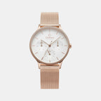 Obaku Round White Analog watch
