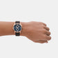 Men's Blue Chronograph Leather Watch AR11554