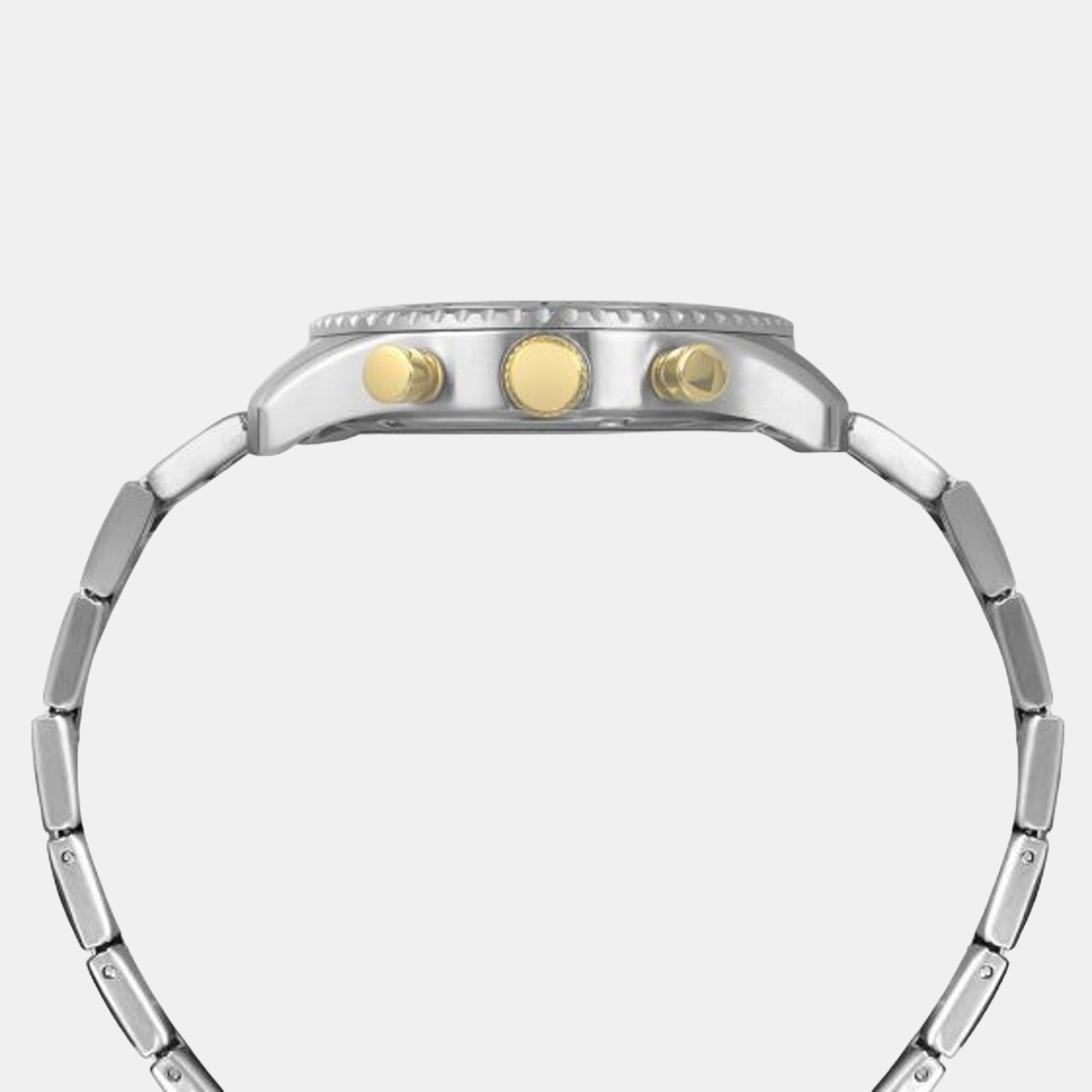 E Class Men Quartz Green Dial Chronograph Stainless Steel Watch TWEG22201