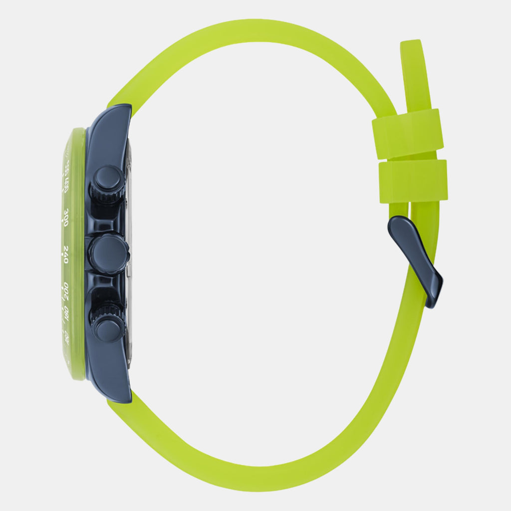 Men Quartz Green Dial Analog Polyester Watch GW0578G1