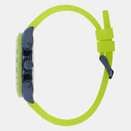 Men Quartz Green Dial Analog Polyester Watch GW0578G1