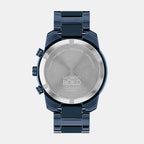Movado Men Round Blue watch