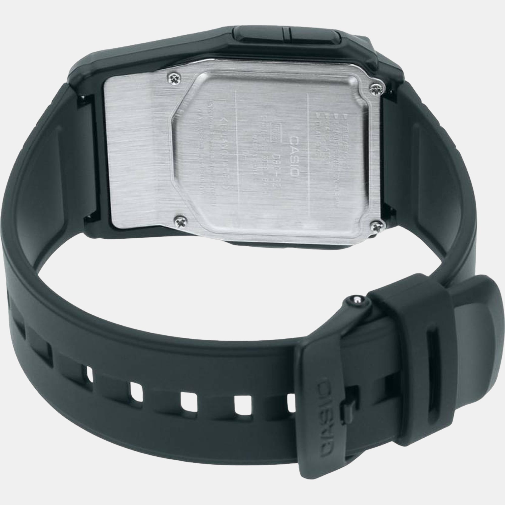 Vintage Men Quartz Grey Dial Digital Resin Watch DB38