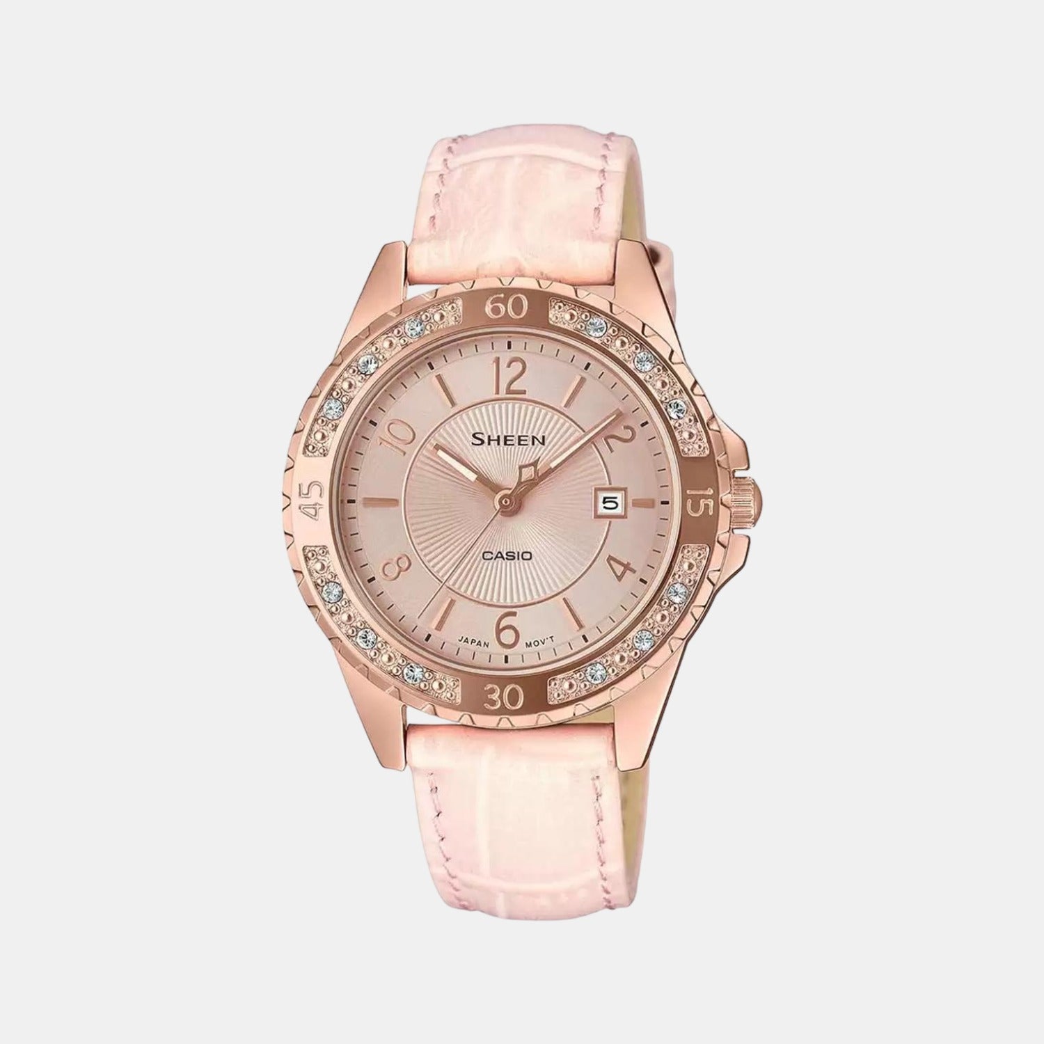 Sheen Female Analog Leather Watch SH203