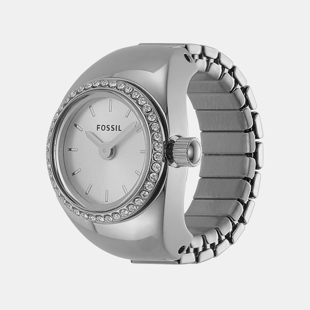 Fossil Women Round Silver watch