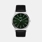 Helix Round Green Analog watch