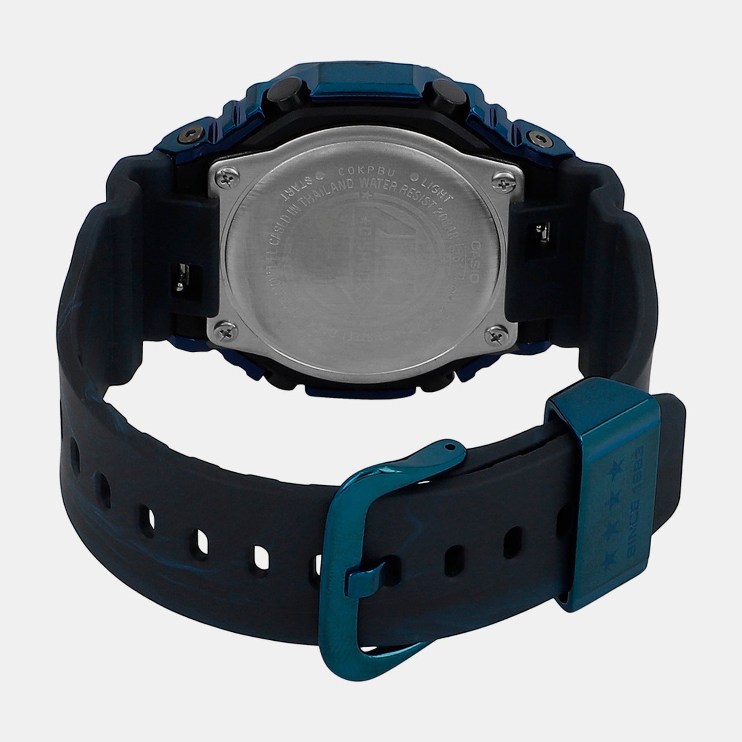 Men's Blue Analog-Digital Resin Watch G1347