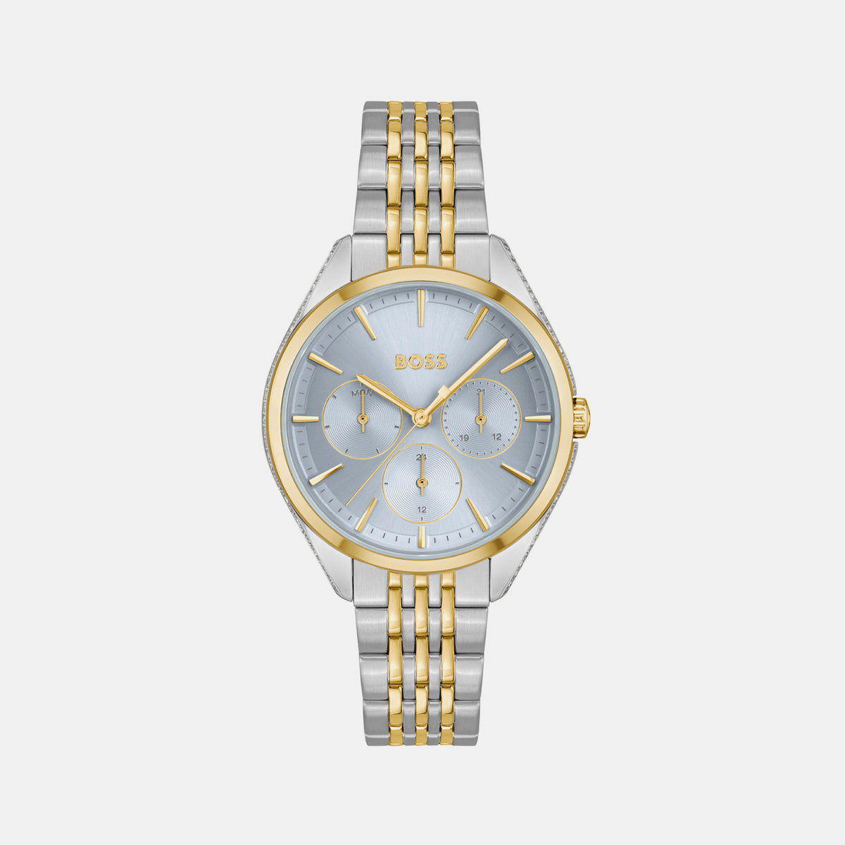 Boss Round Blue Chronograph watch