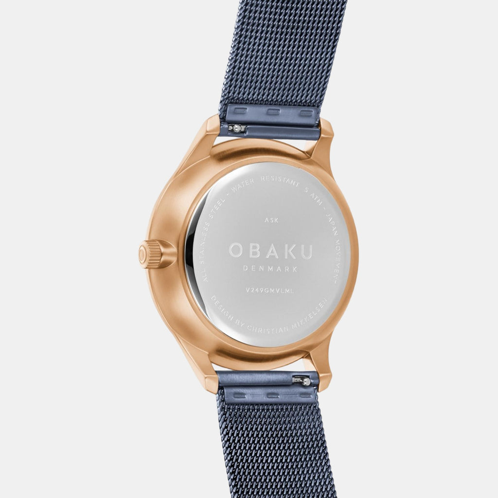 Obaku Stainless Steel Round watch