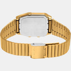 Casio Men Square Gold watch
