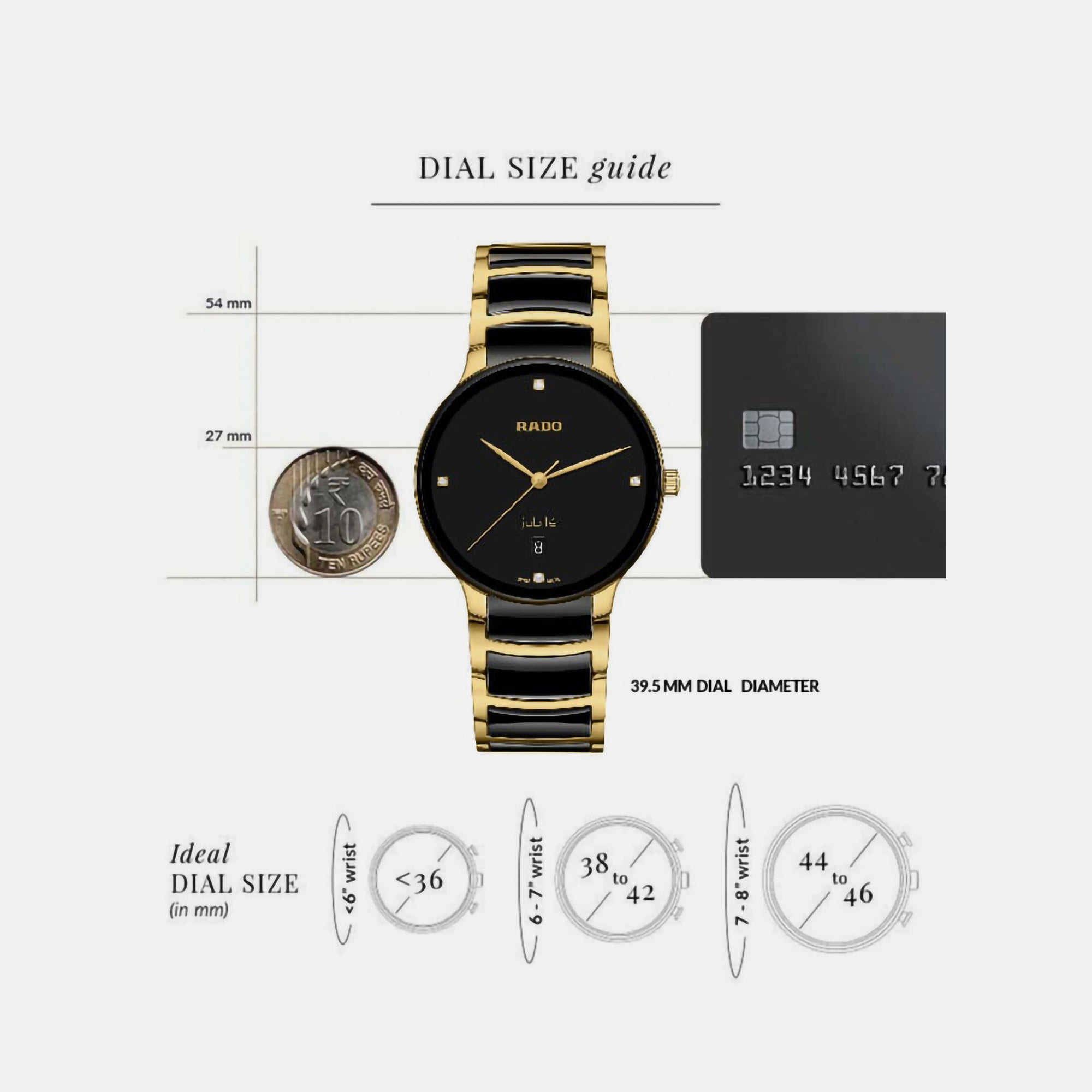 Rado Round Quartz Analog Unisex watch