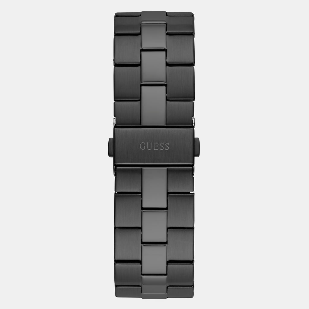 Guess Men Round Black watch