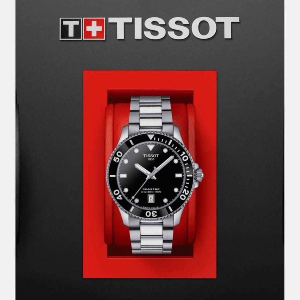 Tissot 40 mm Grey Quartz watch