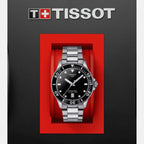 Tissot 40 mm Grey Quartz watch