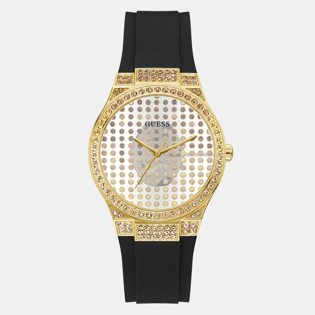 Guess Round Clear Analog watch