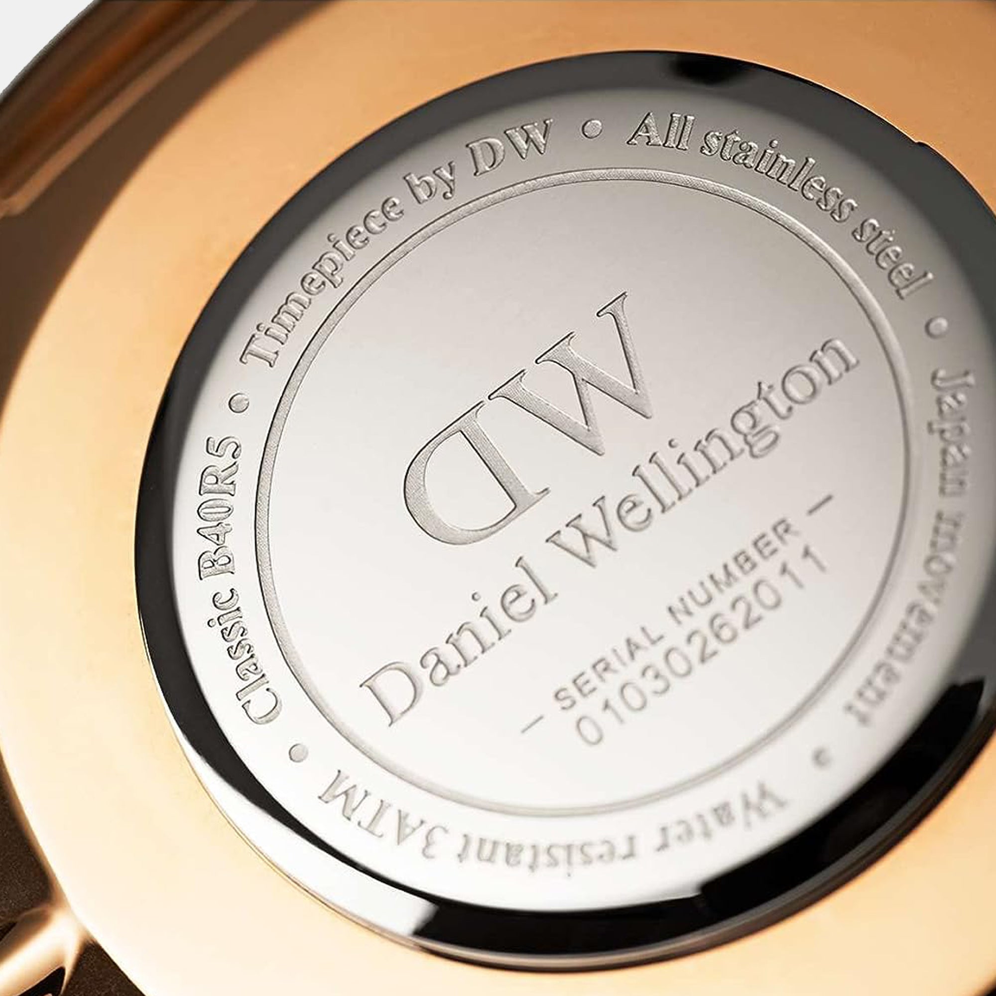 Daniel Wellington Men Round Black watch